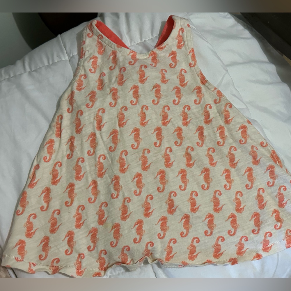 EUC Old Navy 2T Seahorse Tank Top